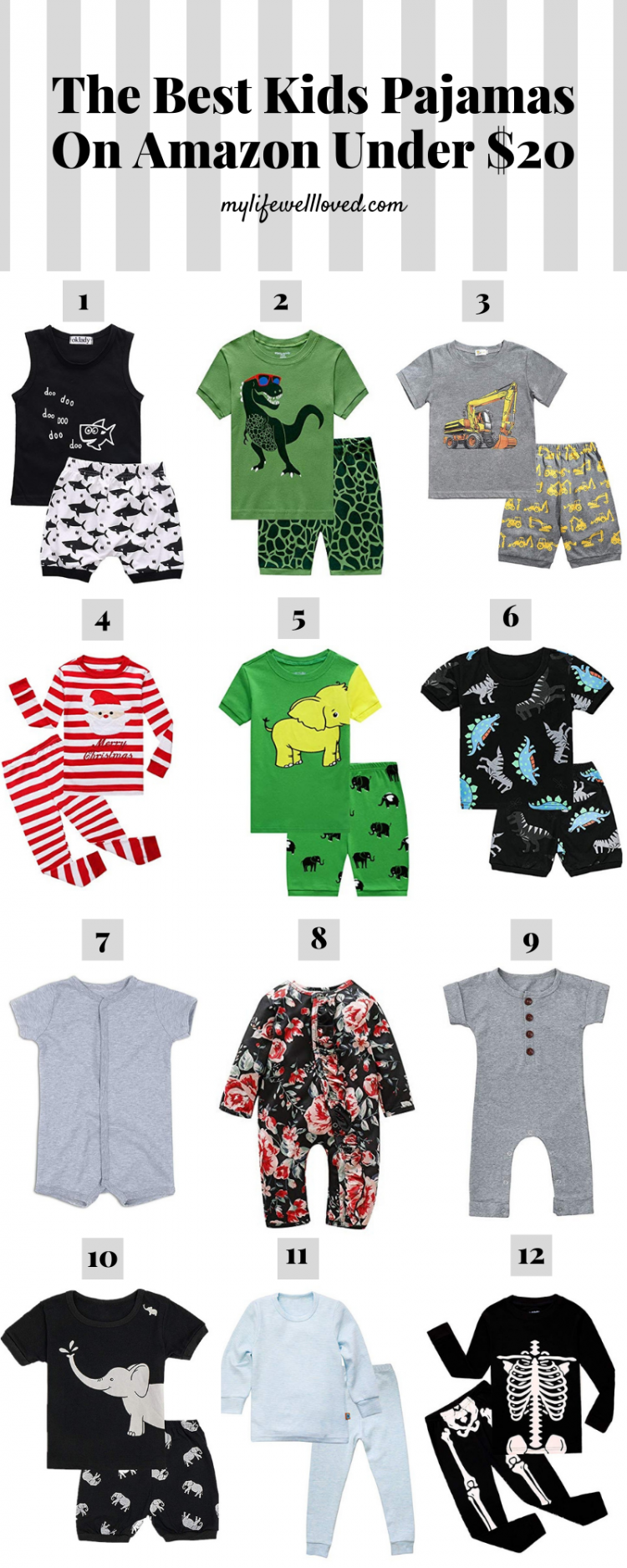 Amazon Favorites: The Best Kids Pajamas by Life + Style blogger, Heather Brown // My Life Well Loved