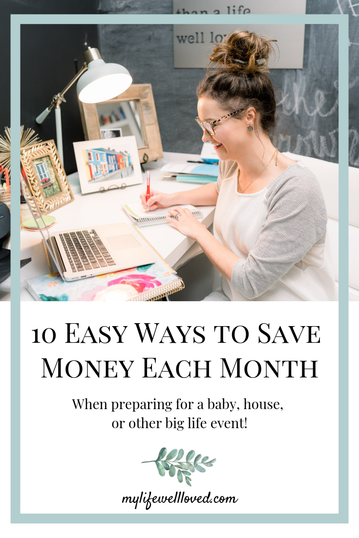 Sharing my best tips for saving money on your next big life event by Heather Brown at My Life Well Loved // #moneysavingtips #savings #biglifeeventsavings