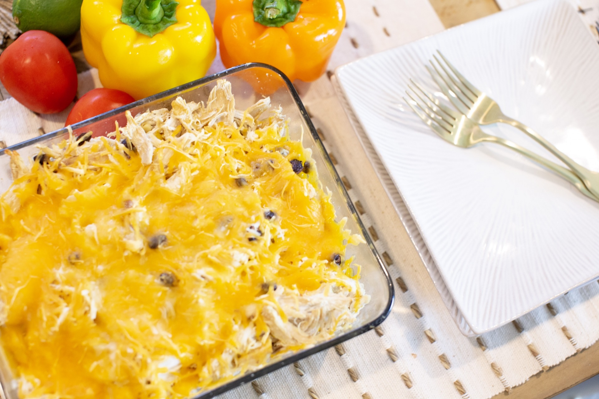 Easy Mexican Chicken Casserole by Alabama Food + Lifestyle blogger, Heather Brown // My Life Well Loved