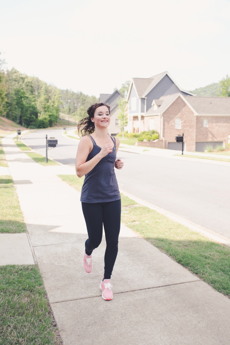 kimono athleisure wear styled // fitness and running from Heather Brown of MyLifeWellLoved.com