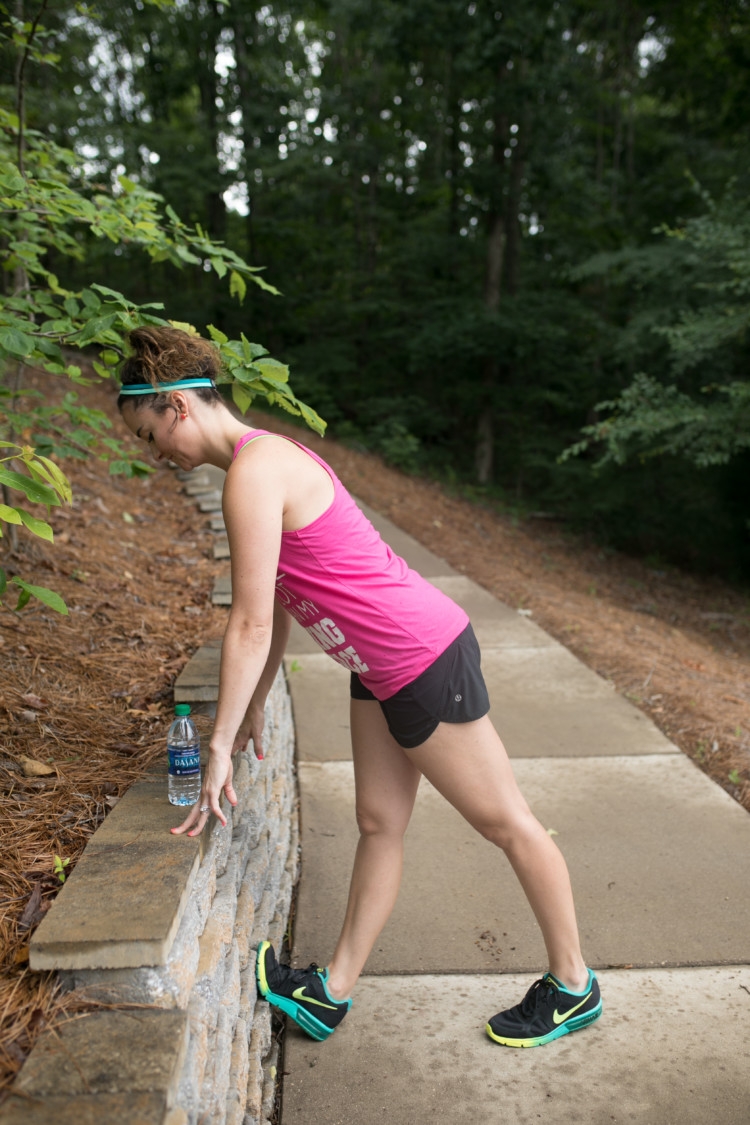 Train for a 5k with Heather Brown of MyLifeWellLoved.com // Mom fitness // athleisure outfit