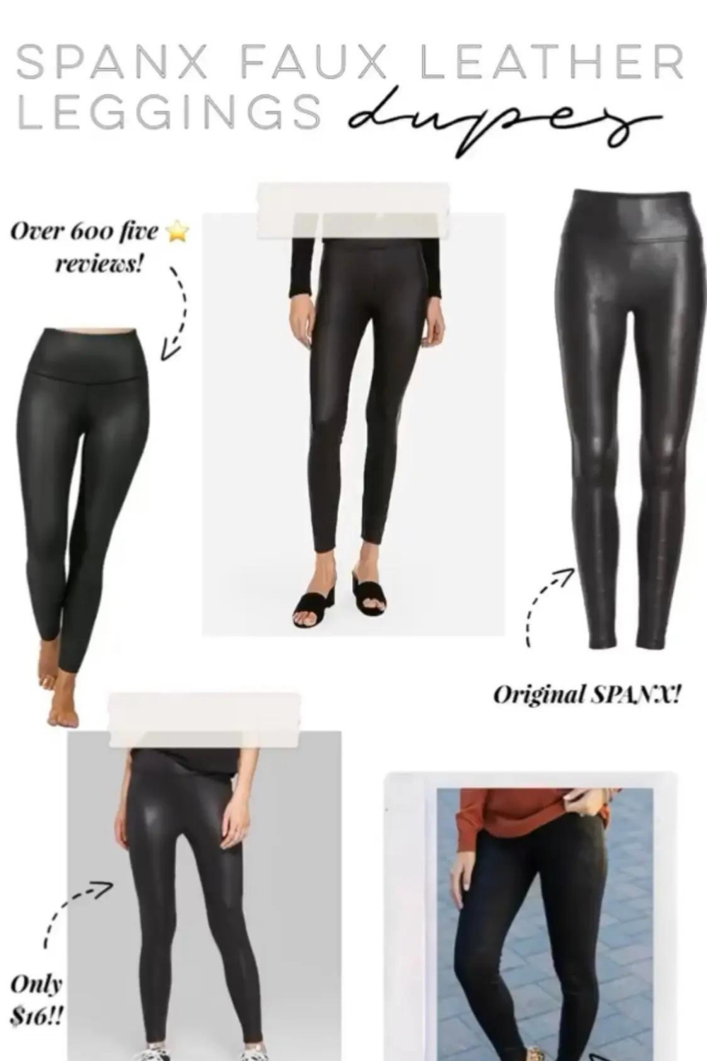 Nordstrom Anniversary Sale 2022: Spanx Faux Leather Leggings are on sale