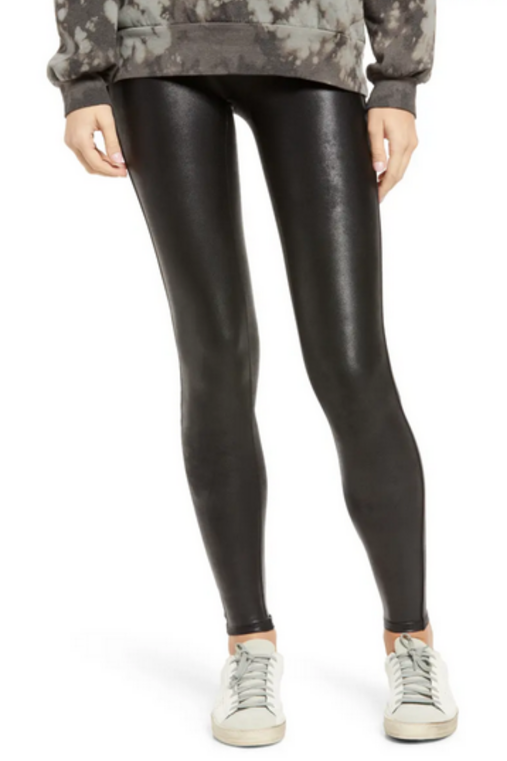 Fashion + Lifestyle blogger, My Life Well Loved, shares her favorite Spanx faux leather leggings dupes! Check it out here!