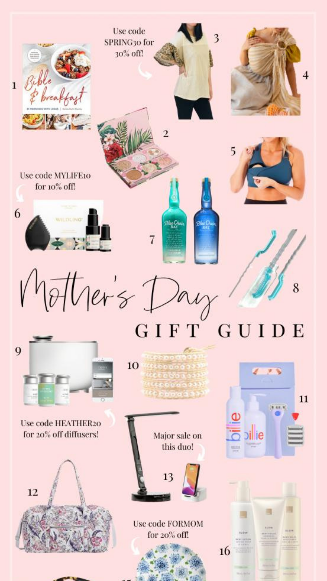 Mom + lifestyle blogger, My Life Well Loved, shares sentimental gifts for moms! Click NOW to see what ideas she came up with! 