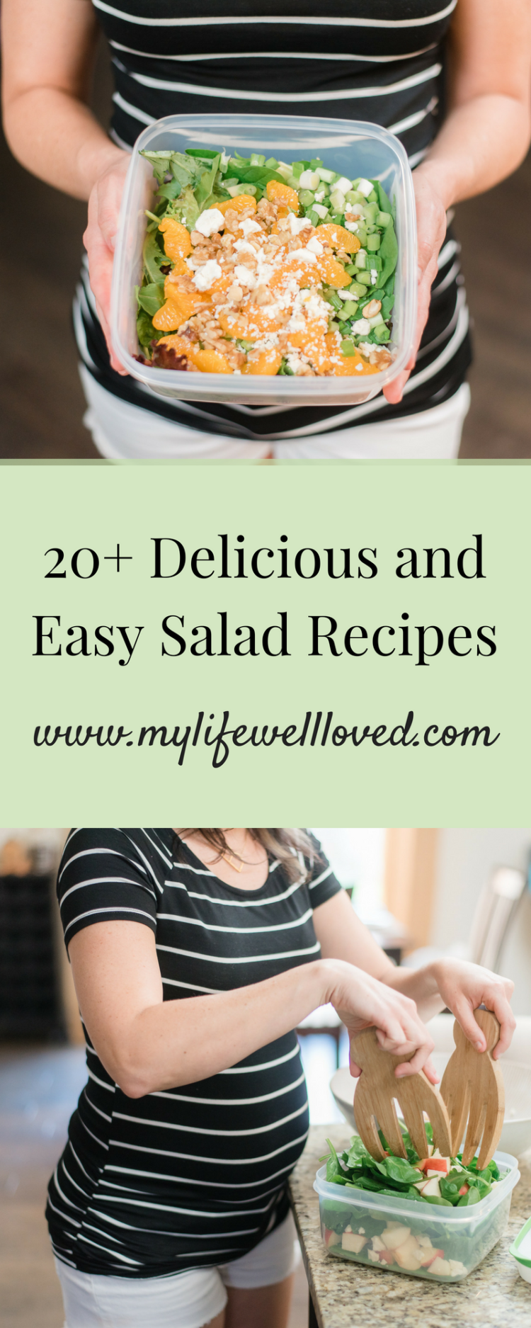 The best summer salads that are both easy and healthy for lunch or dinner by AL Lifestyle Blogger, Heather, at MyLifeWellLoved.com // #healthy #summersalads #saladrecipes #easyrecipe