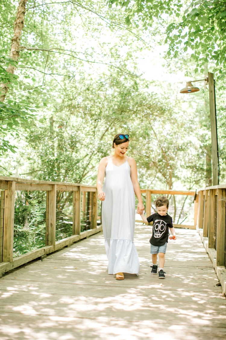 Non Maternity Dresses for Pregnancy from Alabama blogger Heather of MyLifeWellLoved.com // mommy and son fashion // #bumpstyle #pregnancy