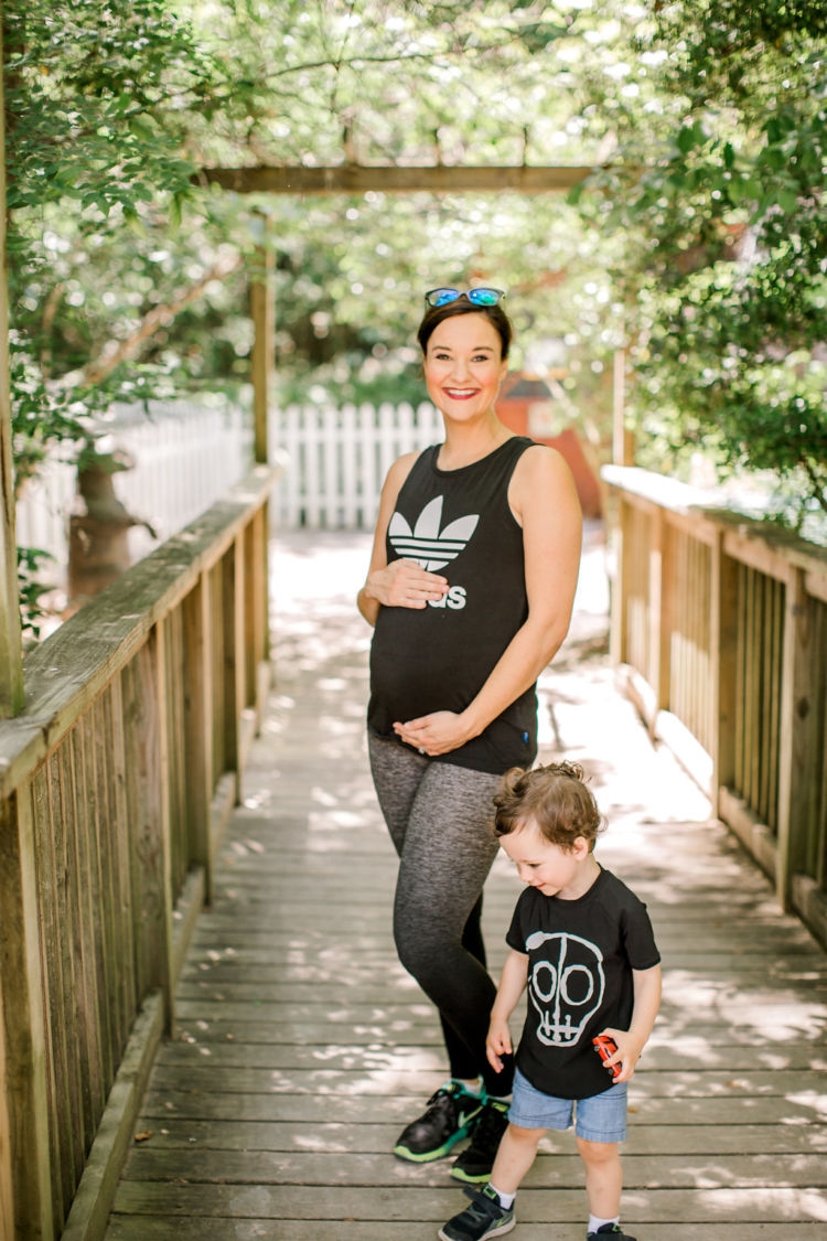 booty challenge with alabama healthy lifestyle blogger Heather of MyLifeWellLoved.com // mom workouts for the glutes #pregnancyworkout