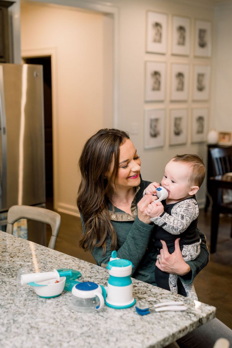 Tips for starting baby on solids by Heather Brown at My Life Well Loved // #oxotot #startingsolids #feedingbabysolids