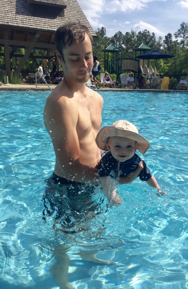 Pool Safety Tips for Toddlers from Heather Brown of MyLifeWellLoved.com // Baby pool safety