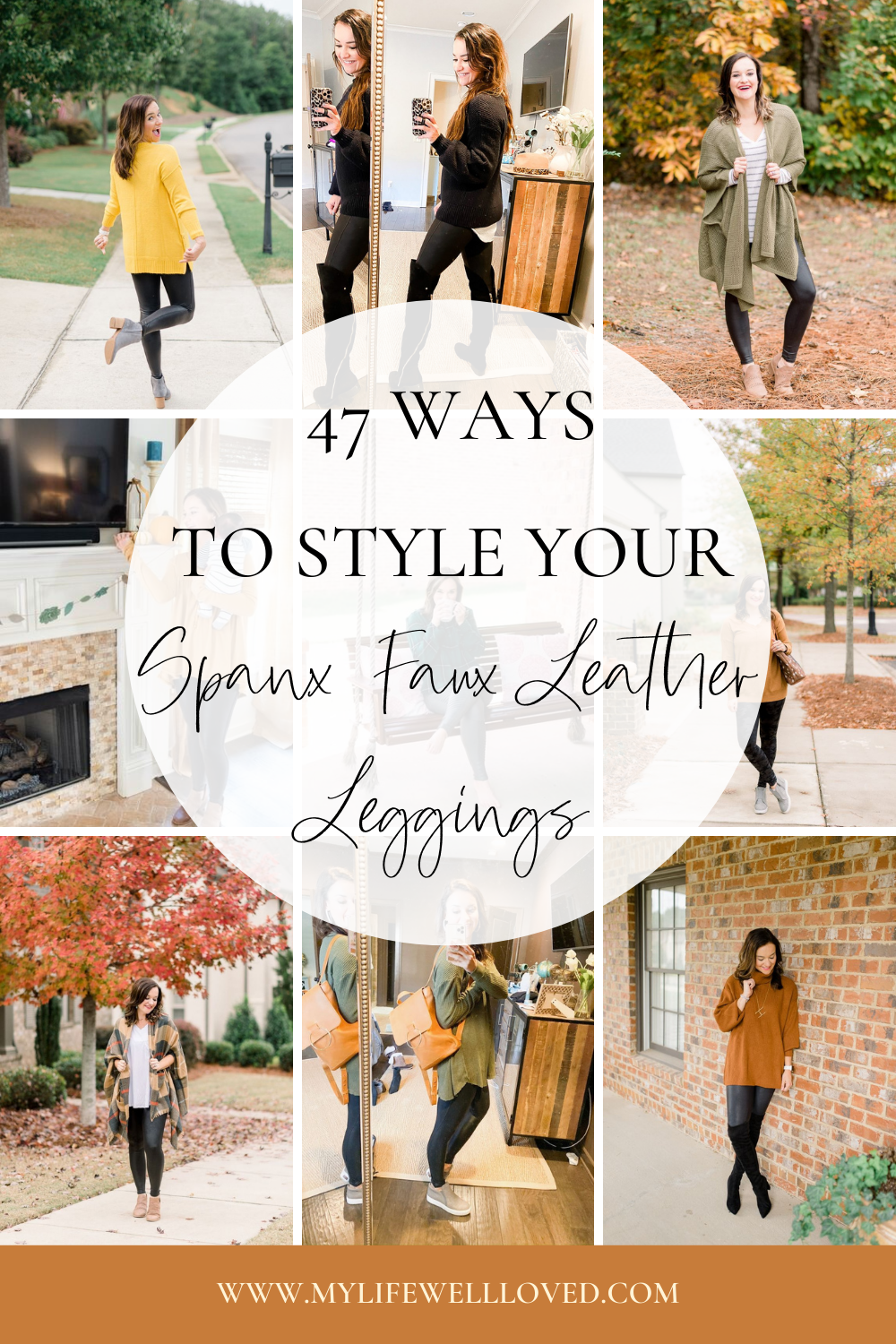 47 Ways to Style Spanx Faux Leather Leggings - Healthy By Heather