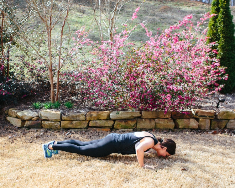 Burpees - Arms Challenge from alabama healthy lifestyle blogger Heather of mylifewellloved.com