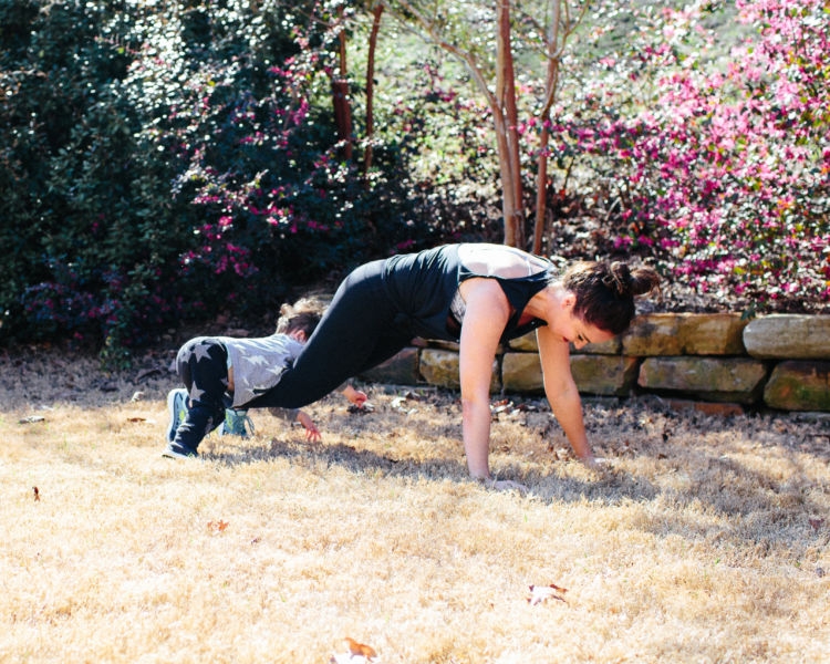 Burpees - Arms Challenge from alabama healthy lifestyle blogger Heather of mylifewellloved.com