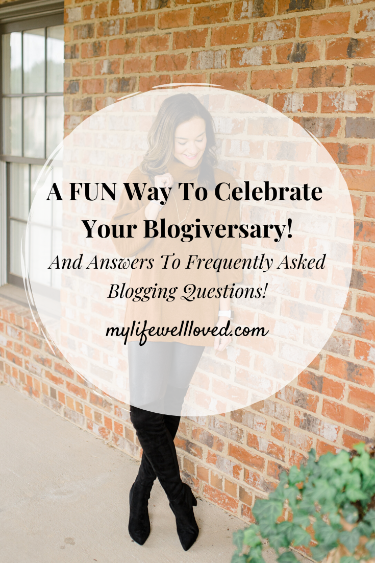Blogiversary Giveaway Celebration Week + Blogging Q&A by Life + Style blogger, Heather Brown // My Life Well Loved