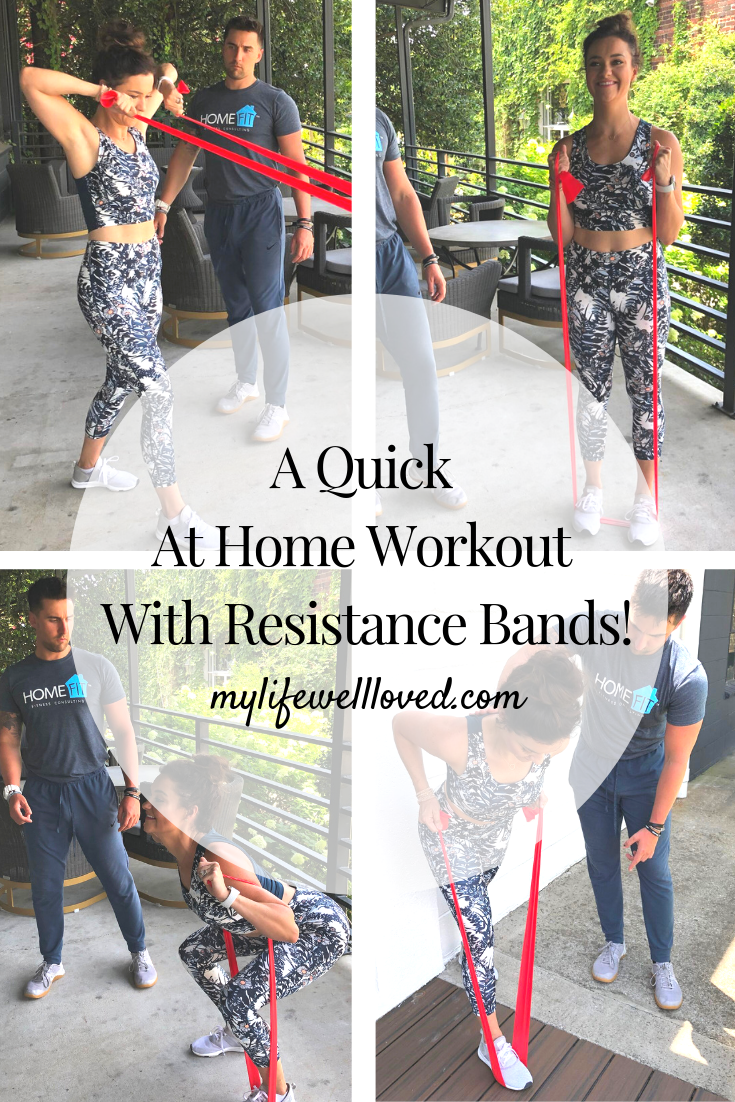 The ultimate resistance band workout for women by Health + Fitness blogger, Heather Brown // My Life Well Loved