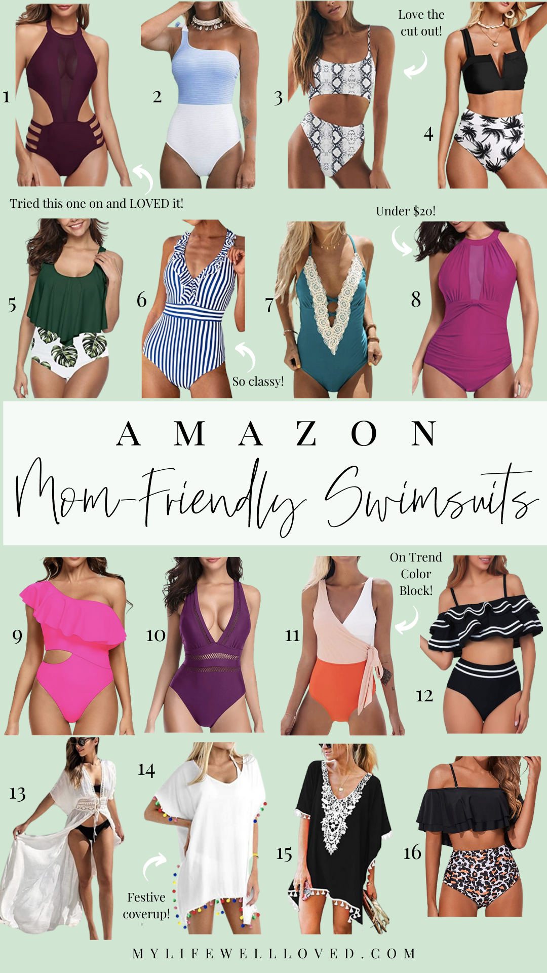 Favorites: The Best Swimsuits For Moms - Healthy By Heather Brown