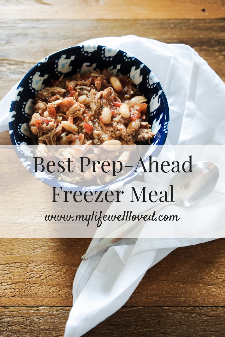 Freezer Meal for New Mom or For Fall by AL Blogger, Heather at MyLifeWellLoved.com // #freezermeal #easyrecipe #fallrecipe