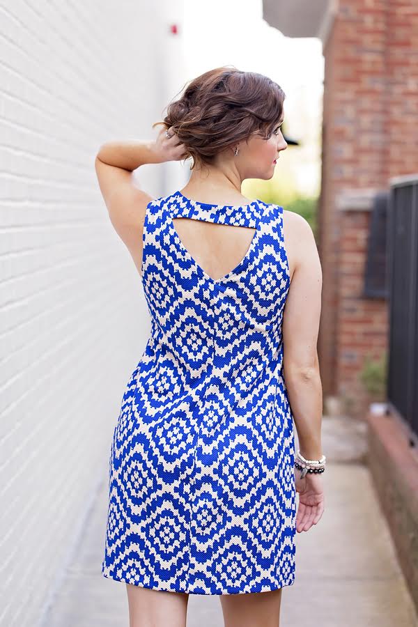 Blue Maternity Dress- My Life Well Loved