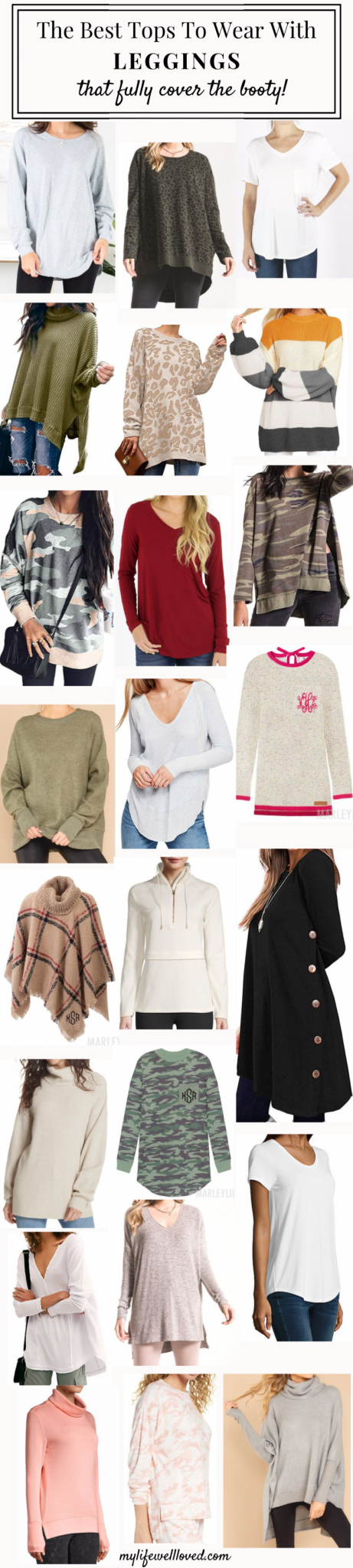 Top 27 Best Tops To Wear With Leggings This Fall - Healthy By