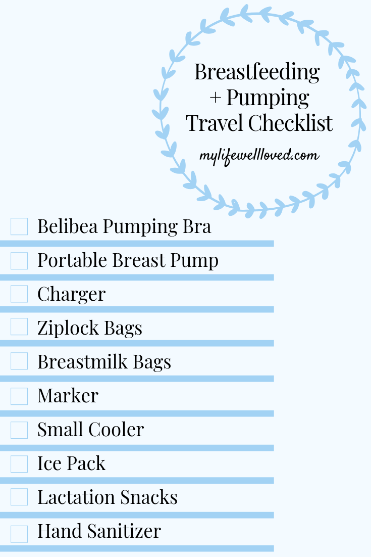 Sharing some tips and tricks for breastfeeding while traveling by Alabama Lifestyle & Mommy Blogger, Heather Brown // My Life Well Loved