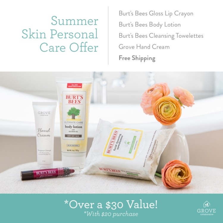 Grove Collaborative Burt's Bees Deal