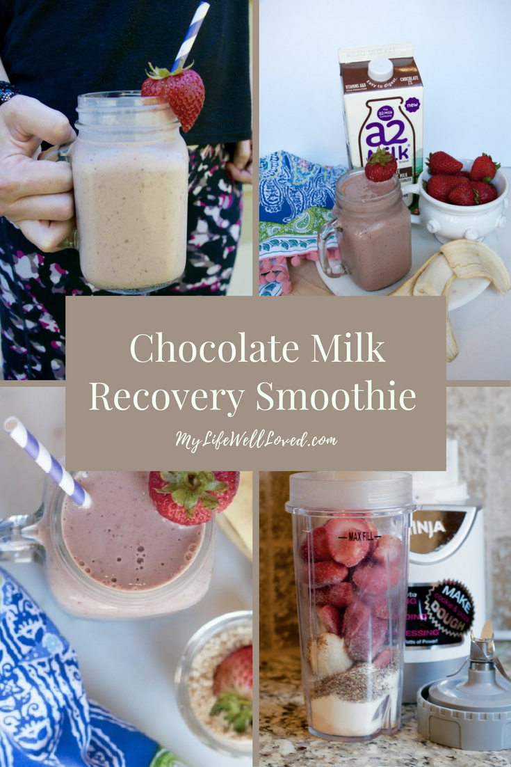 Chocolate Milk Recovery Smoothie - Healthy By Heather Brown