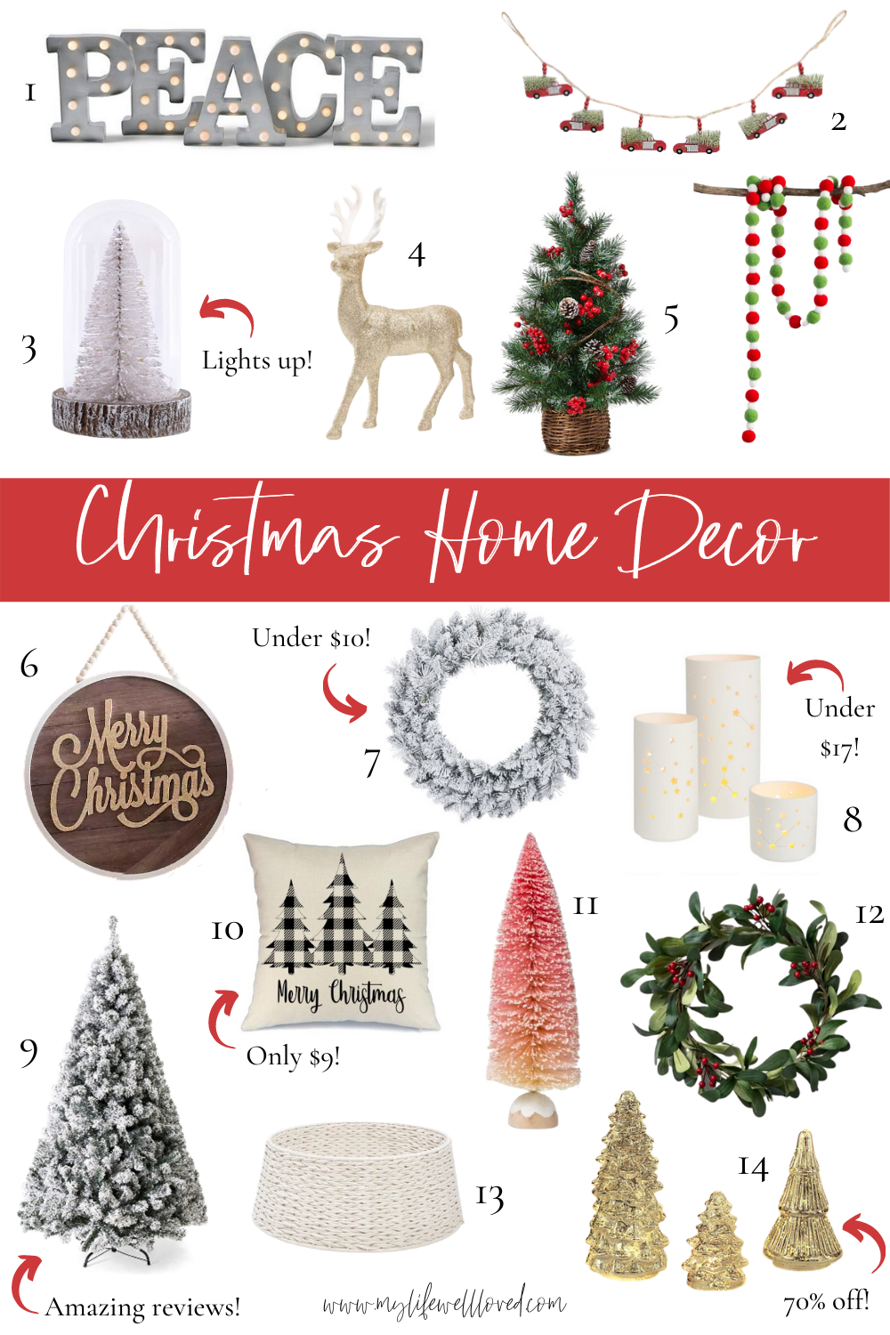 Amazon Christmas Decorations by Alabama Family + Style blogger, Heather Brown // My Life Well Loved