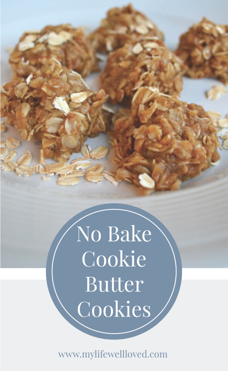 No Bake Cookie Butter Cookies by Alabama Blogger Heather Brown // healthy cookies // energy // whole foods // dessert // healthy // snack // 