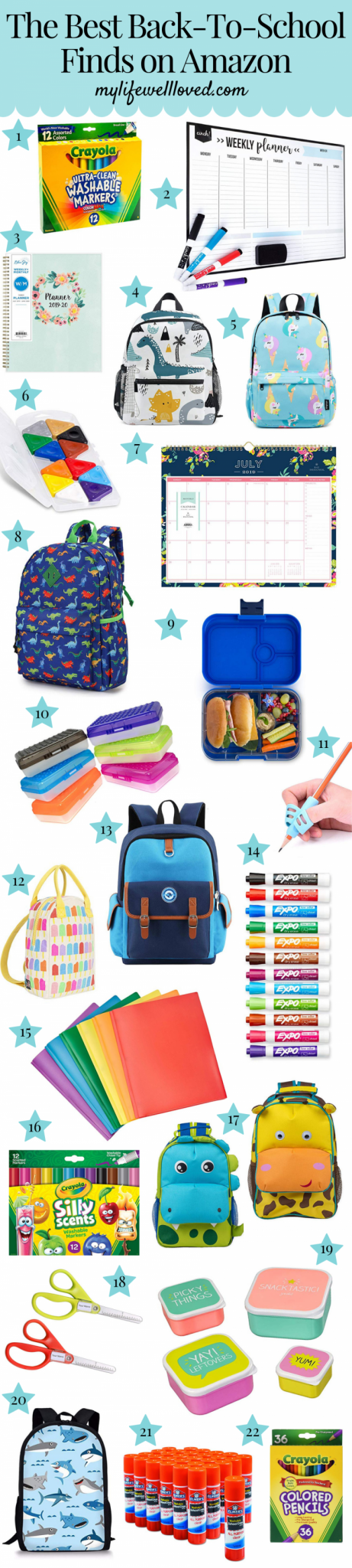 The Best Back-to-School Finds on Amazon by Life + Style blogger, Heather Brown // My Life Well Loved