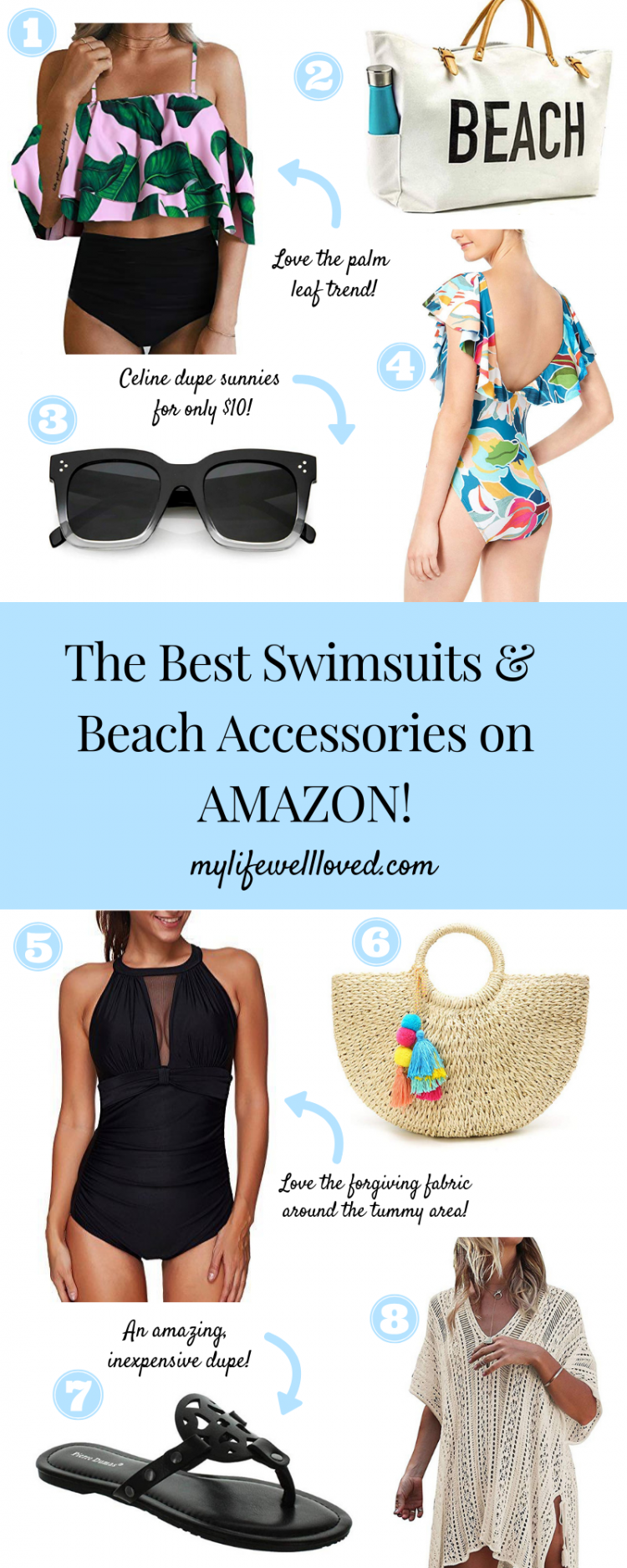 Sharing my favorite swimsuits and accessories for the season by Alabama lifestyle blogger, Heather Brown // My Life Well Loved