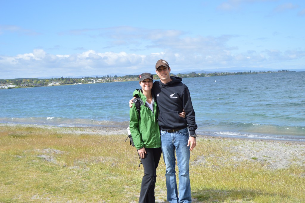 Us by Lake Taupo 