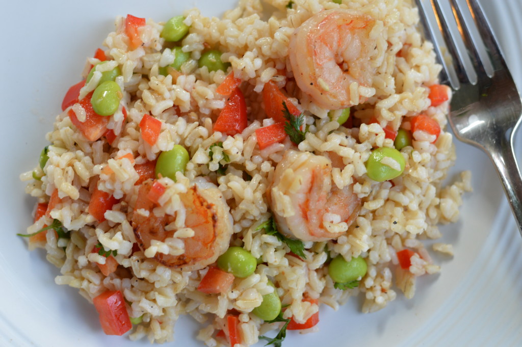 Clean Eating Edamame and Shrimp Recipe