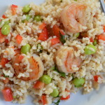 Clean Eating Shrimp and Edamame Brown Rice