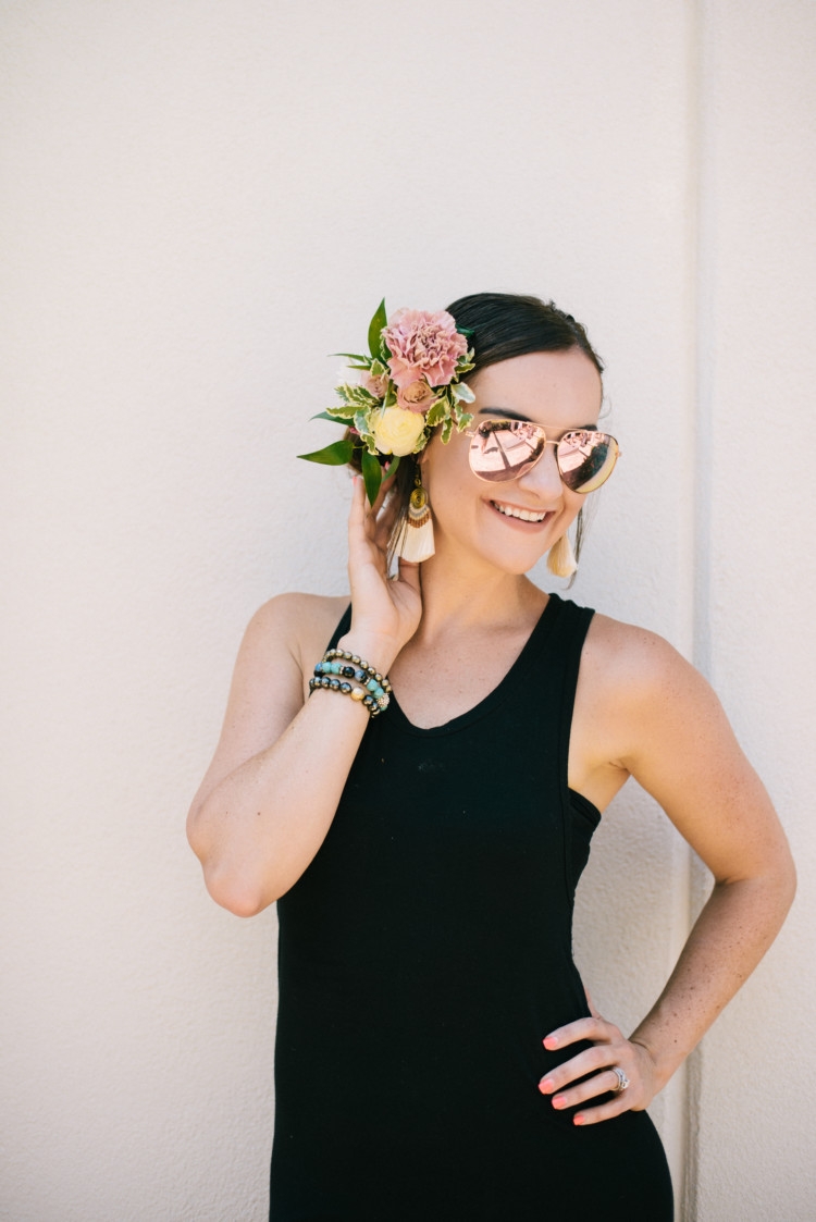 Summer Glow Beauty Look from Heather of MyLifeWellLoved.com // Flower Crown