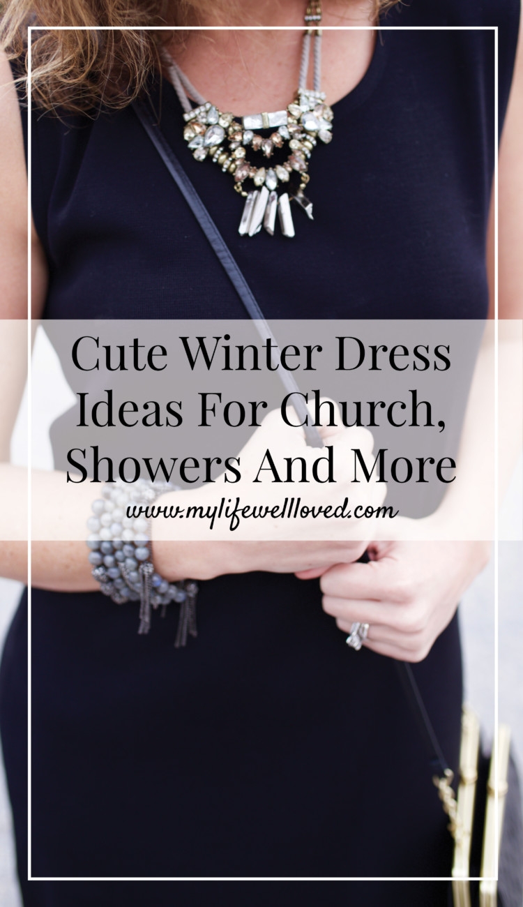 Christmas Eve Service Outfit Idea // Cute Winter Church Ideas from Alabama Blogger, Heather of MyLifeWellLoved.com // Church Dress Ideas // Hobo Wallet // Hobo Clutch Purse