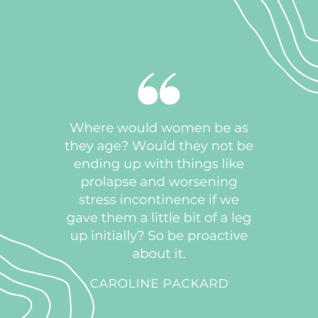 Podcast host + fitness blogger, My Life Well Loved, shares about pelvic floor rehabilitation with Caroline Packard! Click NOW to listen!