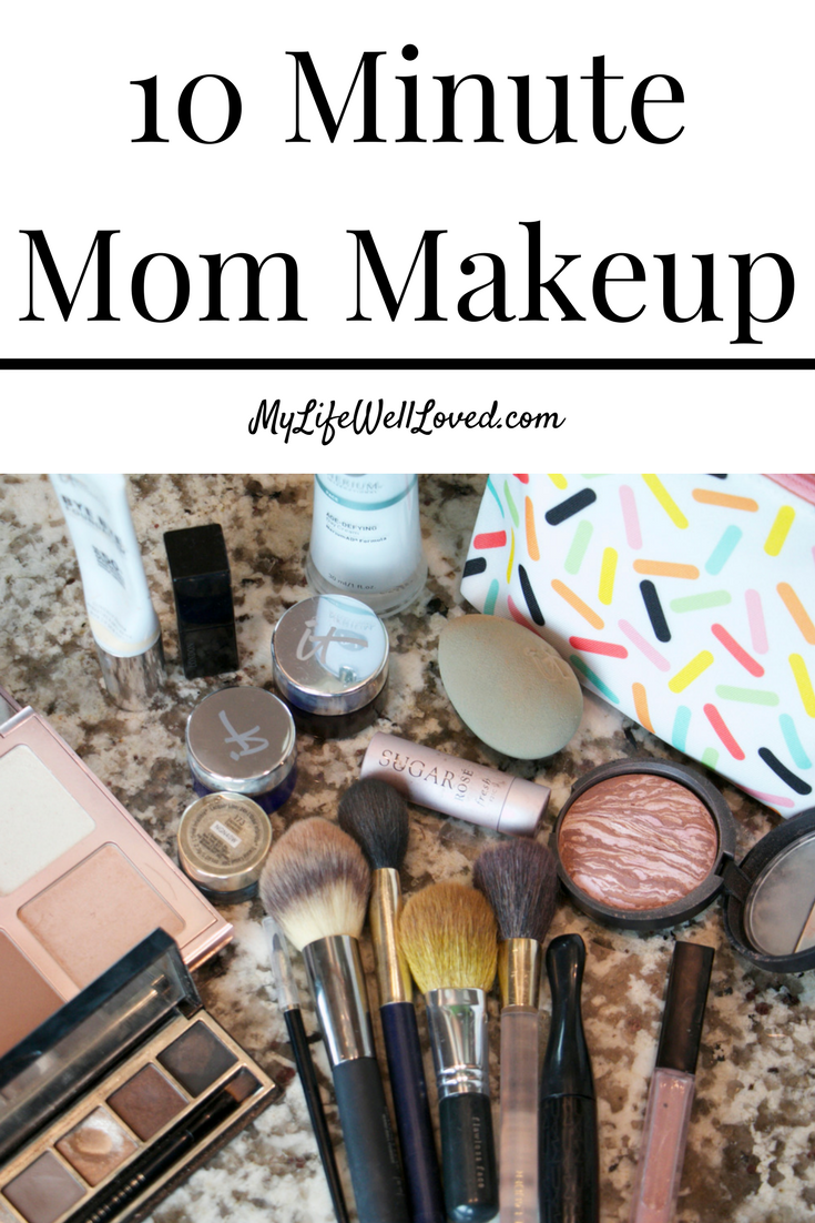 Easy 10 Minute Mom Makeup from Heather Brown of MyLifeWellLoved.com // 10 Minute Makeup Hacks // 15 Minute Mom Makeup // It Cosmetics