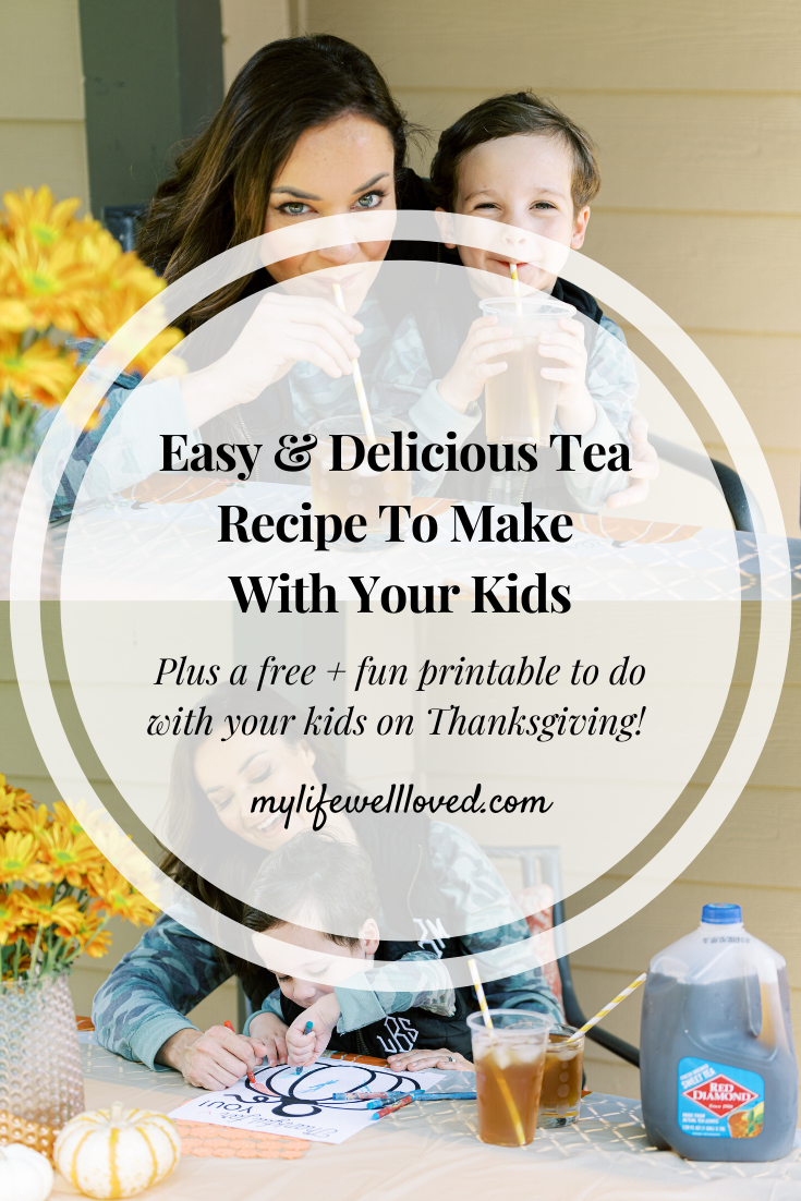 Thanksgiving Turkey Trot Tea Recipe For Kids + Fun Ideas For Families by Life + Style blogger, Heather Brown // My Life Well Loved