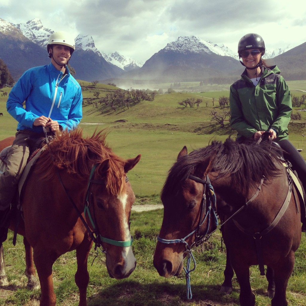 Horseback riding in New Zealand