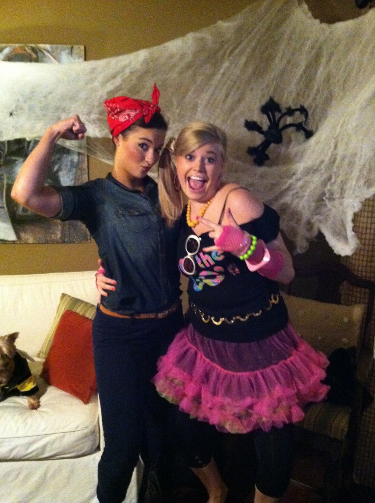 Heather and Jenni Halloween