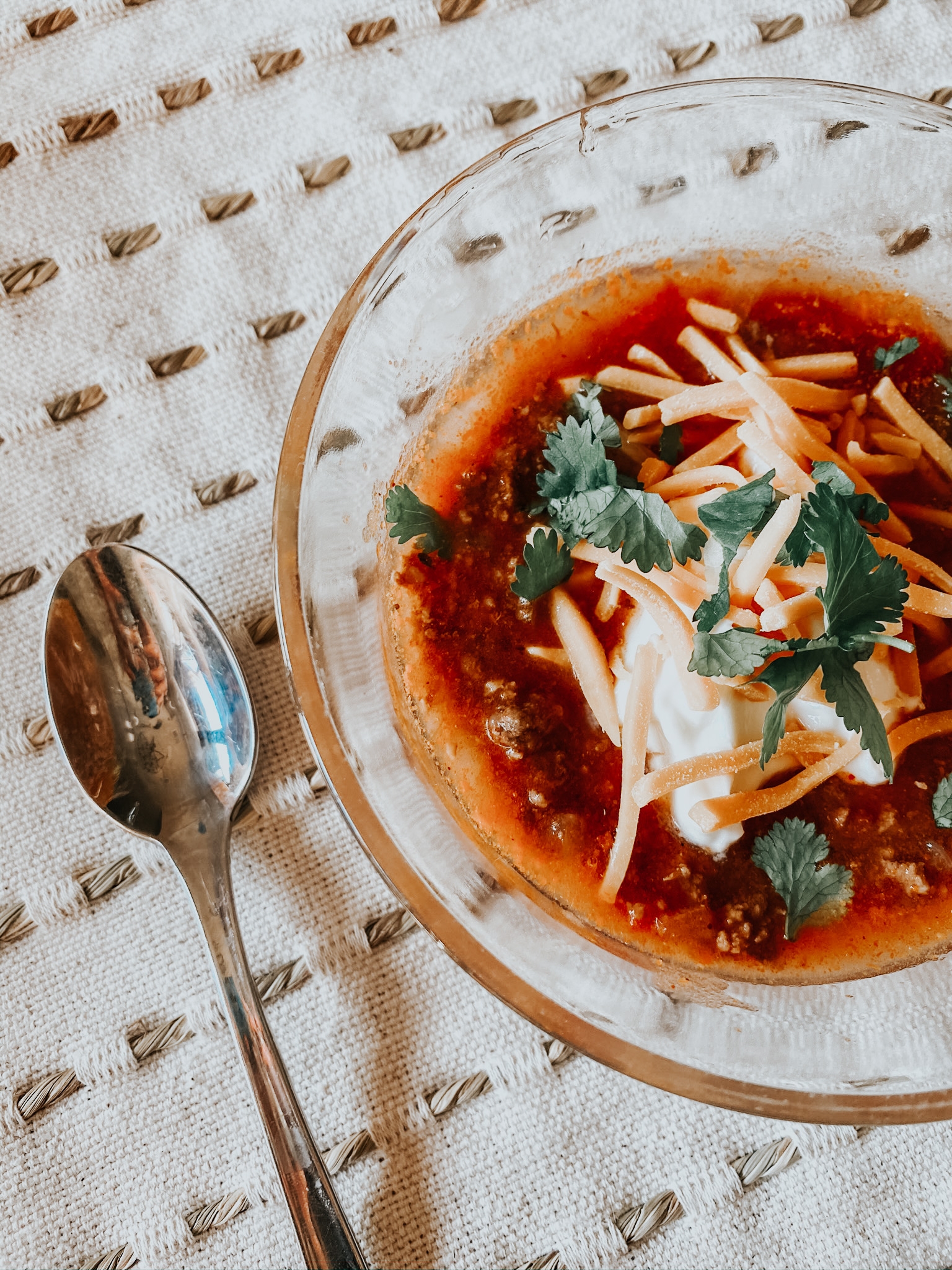 Easy Beanless Chili Keto Recipe for your Crock Pot by Alabama Life + Style Blogger, Heather Brown // My Life Well Loved