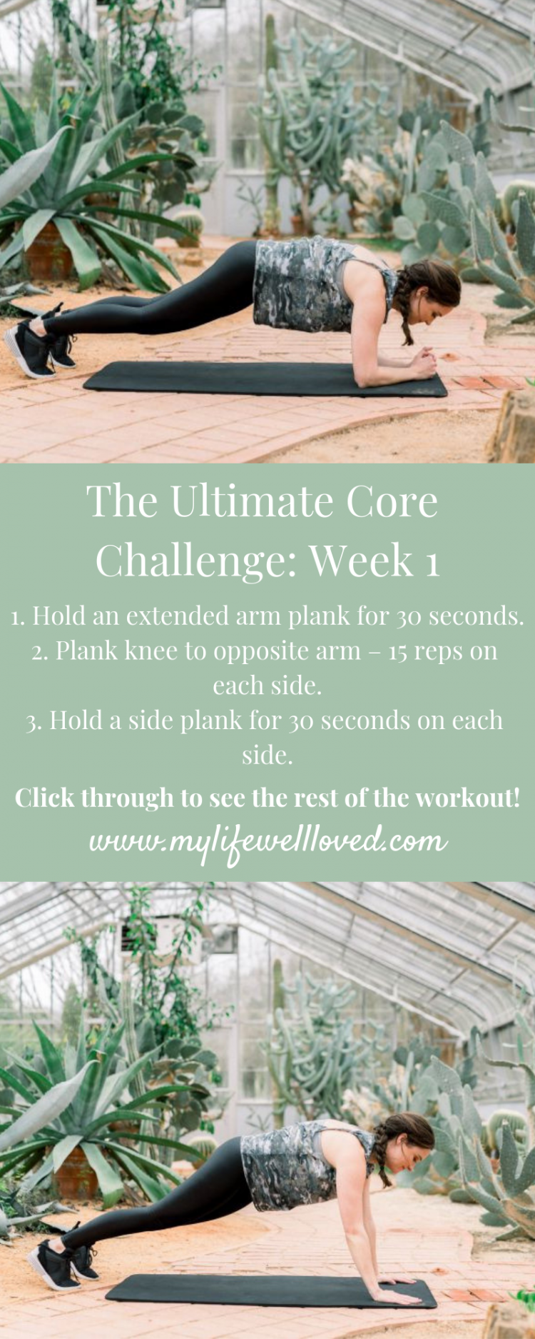 The Ultimate Core Challenge: Week 1 by Heather Brown at My Life Well Loved // #corechallenge #postpartumfitness #fitness