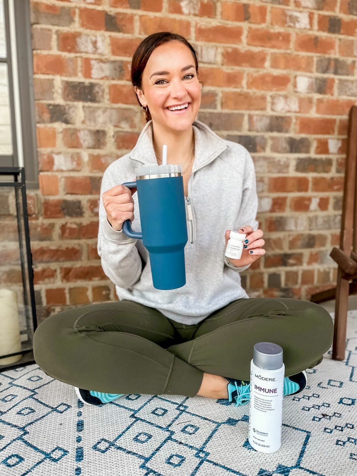 Christian Birmingham podcaster, boy mom, & health coach, Heather Brown, shares how to balance hormones with Modere's newest Ova hormone product for perimenopause, menopause, and periods. 