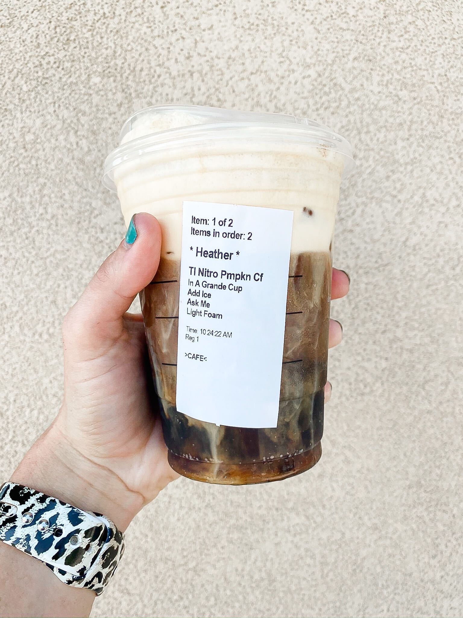 Nitro Caramel Cold Brew - The Macro Barista