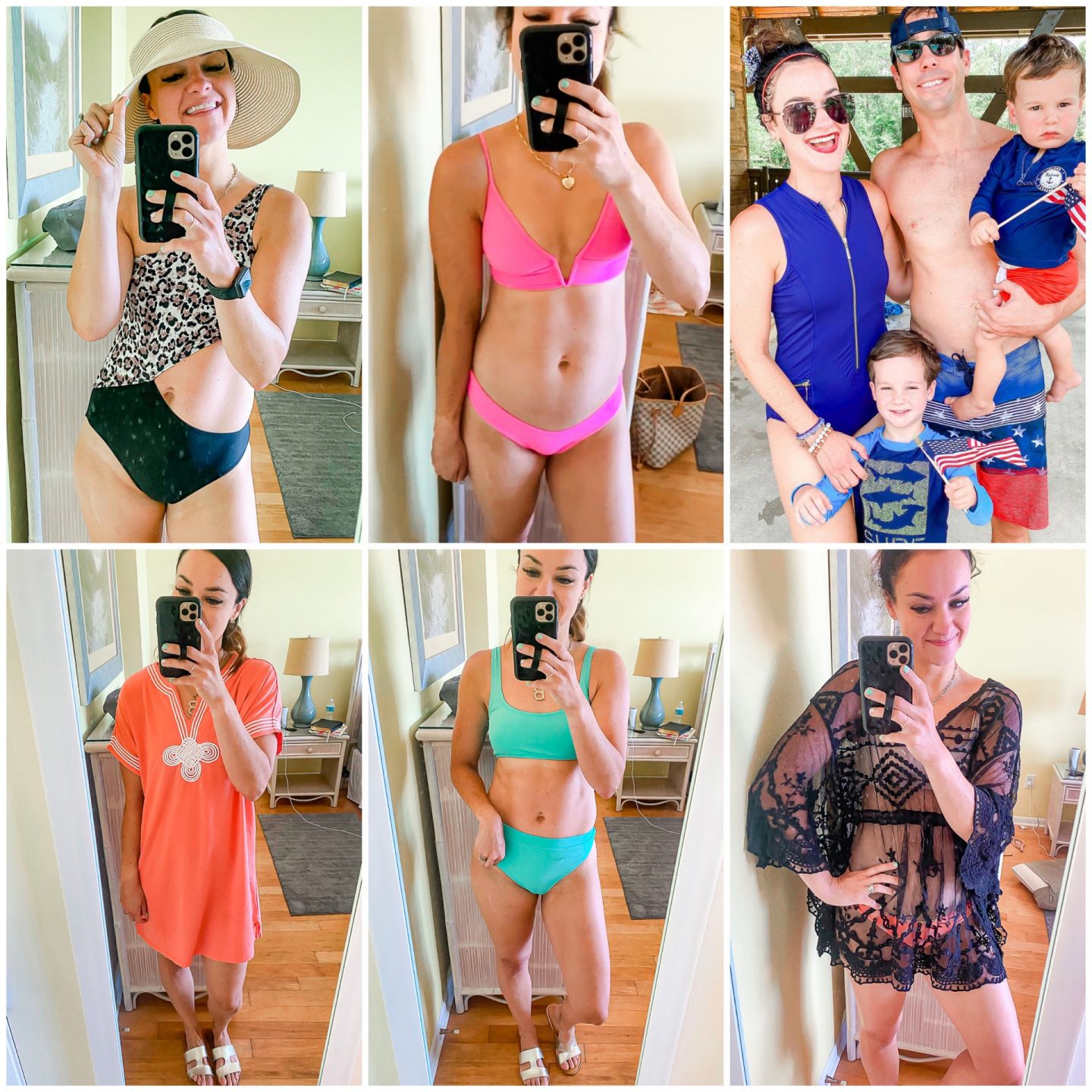Mommy + style blogger, My Life Well Loved, shares the best mom bathing suits! Click here to see the swimsuits she rounded up for the season!