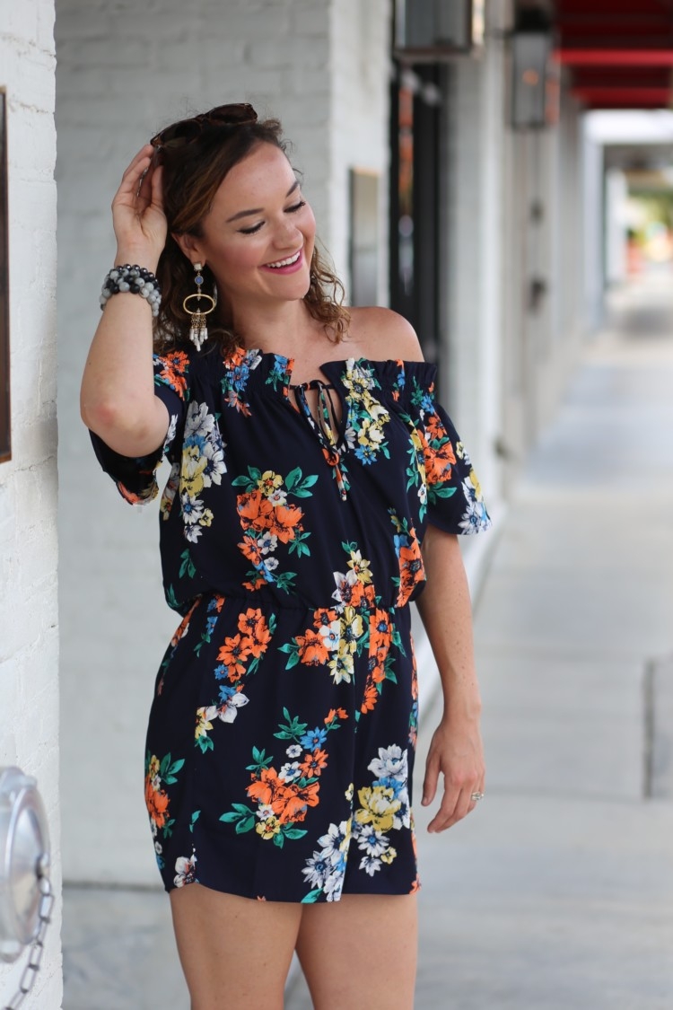 Things to see and do in Tampa Florida: The Oxford Exchange and many other must see sights + mom style floral romper from blogger Heather Brown of MyLifeWellLoved.com - The Ultimate Tampa Travel Guide featured by popular Alabama travel blogger, My Life Well Loved