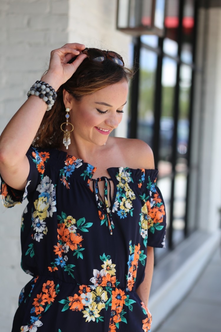 Things to see and do in Tampa Florida: The Oxford Exchange and many other must see sights + mom style floral romper from blogger Heather Brown of MyLifeWellLoved.com - The Ultimate Tampa Travel Guide featured by popular Alabama travel blogger, My Life Well Loved