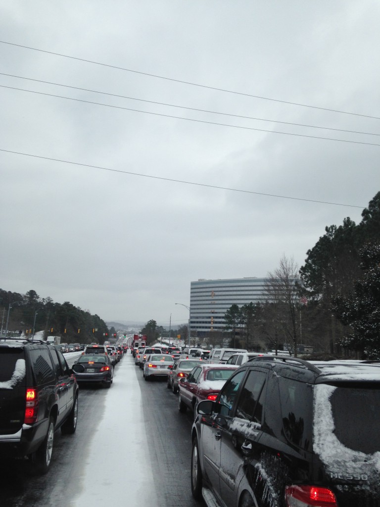 Birmingham Snow Traffic 280