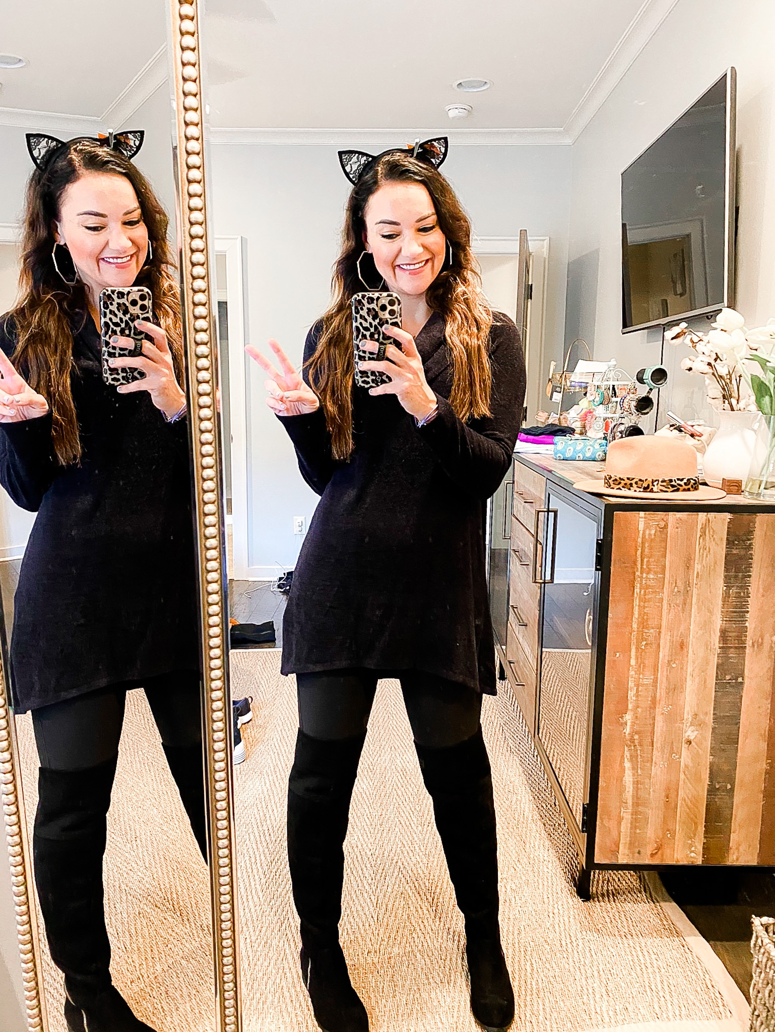 Lindsay's Sweet World: Spanx Faux Leather Leggings Styled Five Different  Ways