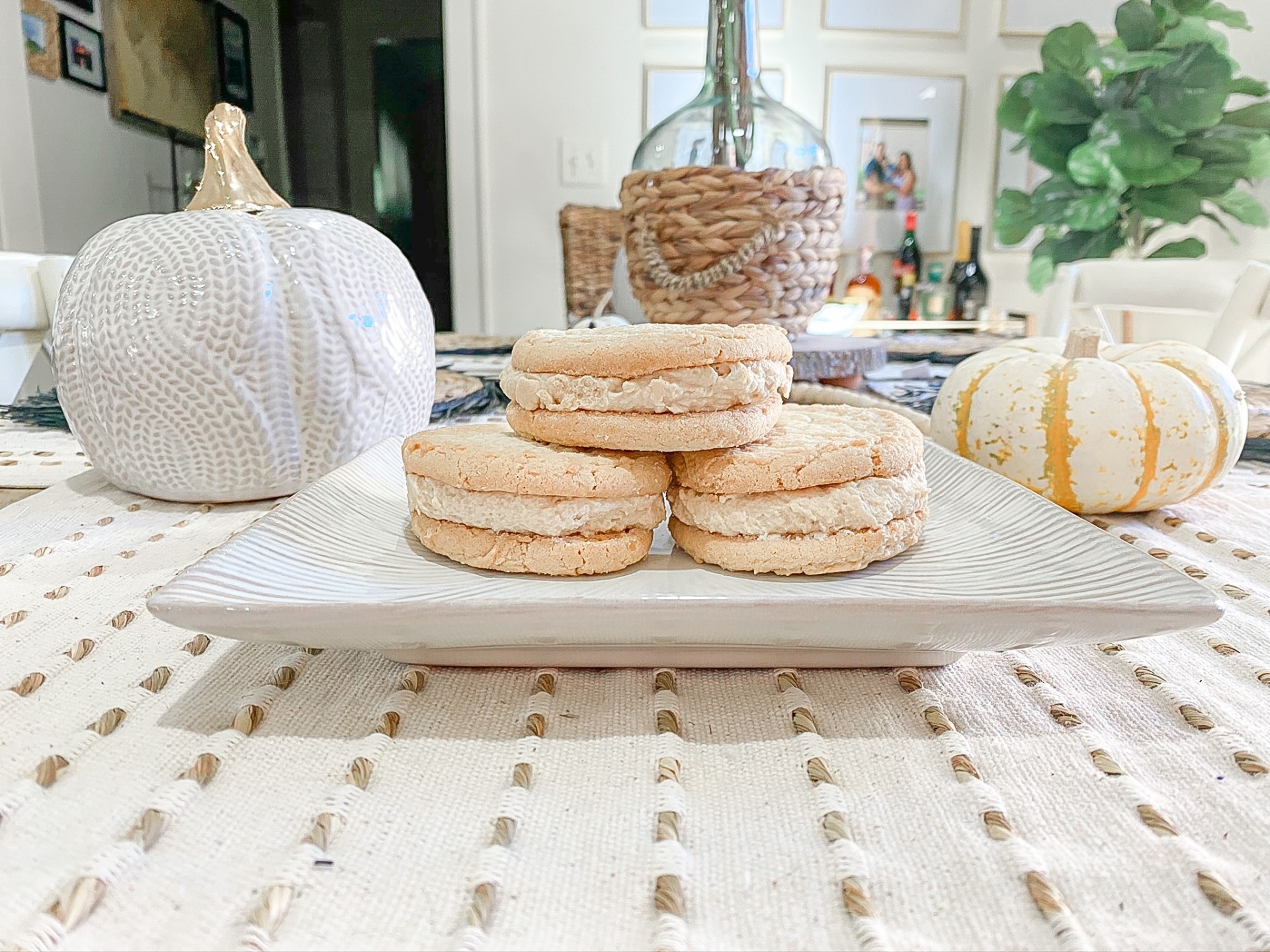 Pumpkin Peanut Butter Cookie Sandwiches by Alabama Food + Family blogger, Heather Brown // My Life Well Loved