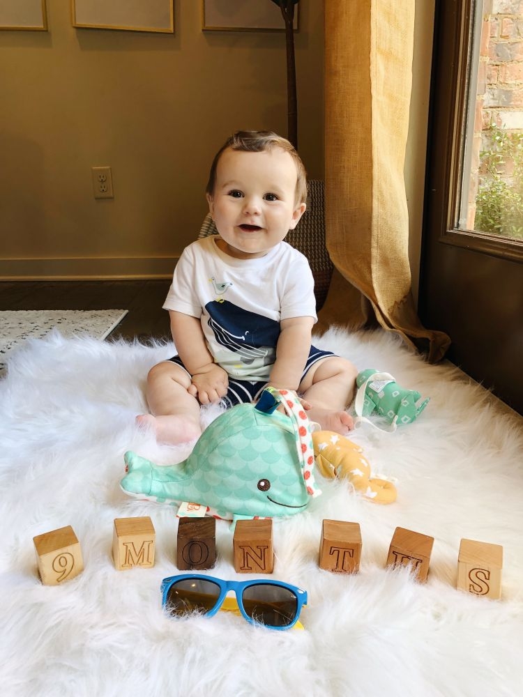 Baby Finn's 9 Month Update by Alabama Lifestyle & Mommy Blogger, Heather Brown // My Life Well Loved